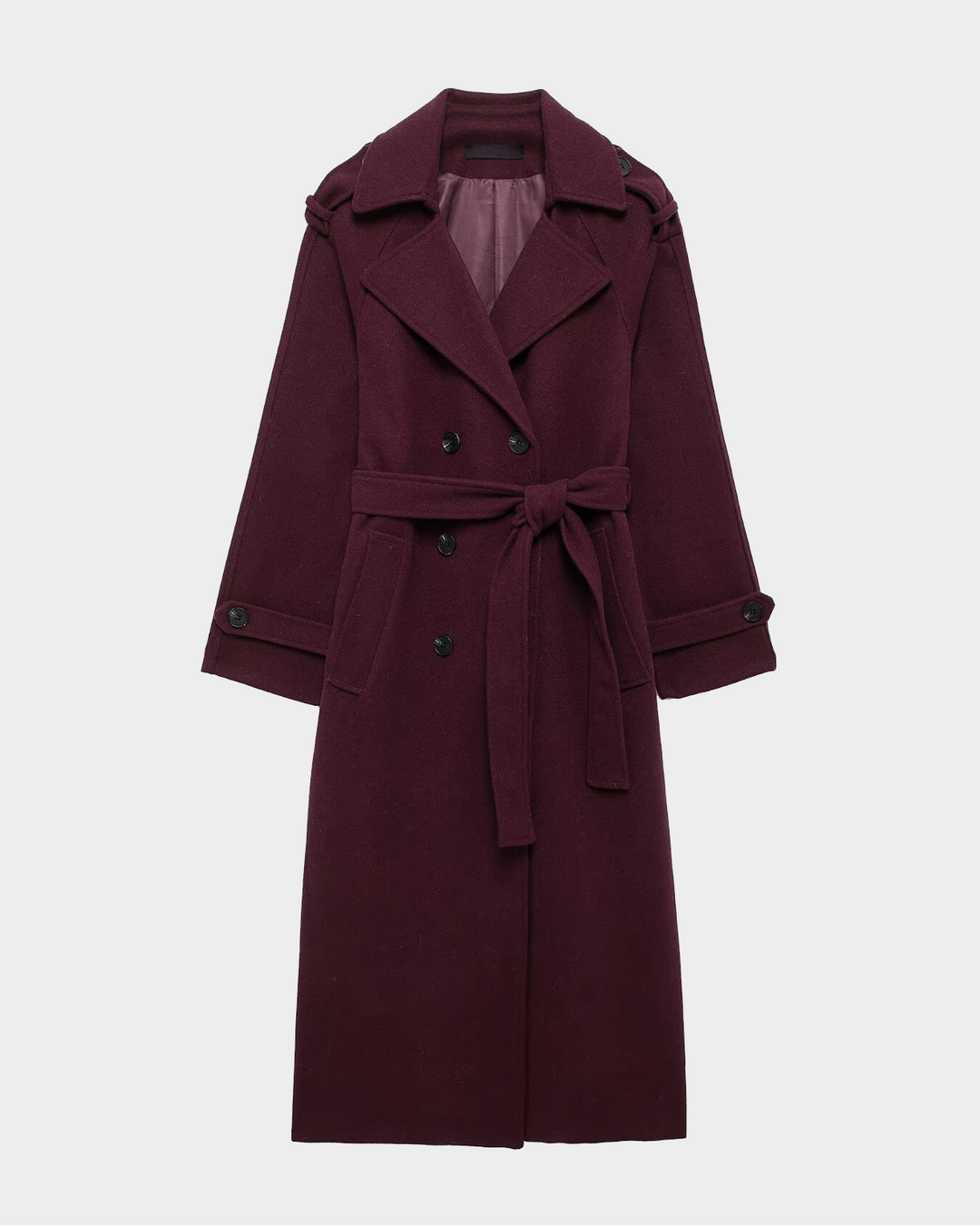 Amalia | Trench-coat Bordeaux