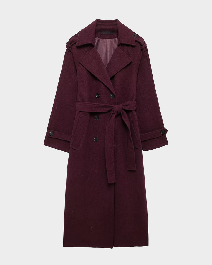 Amalia | Trench-coat Bordeaux