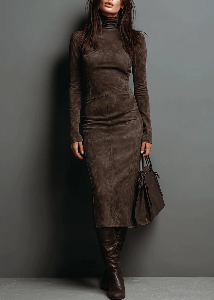 Sandrine ~ Robe midi élégante et confortable