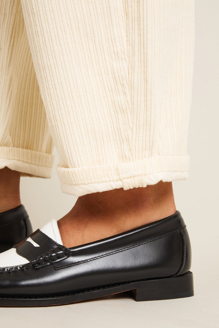 Balloon velvet pants