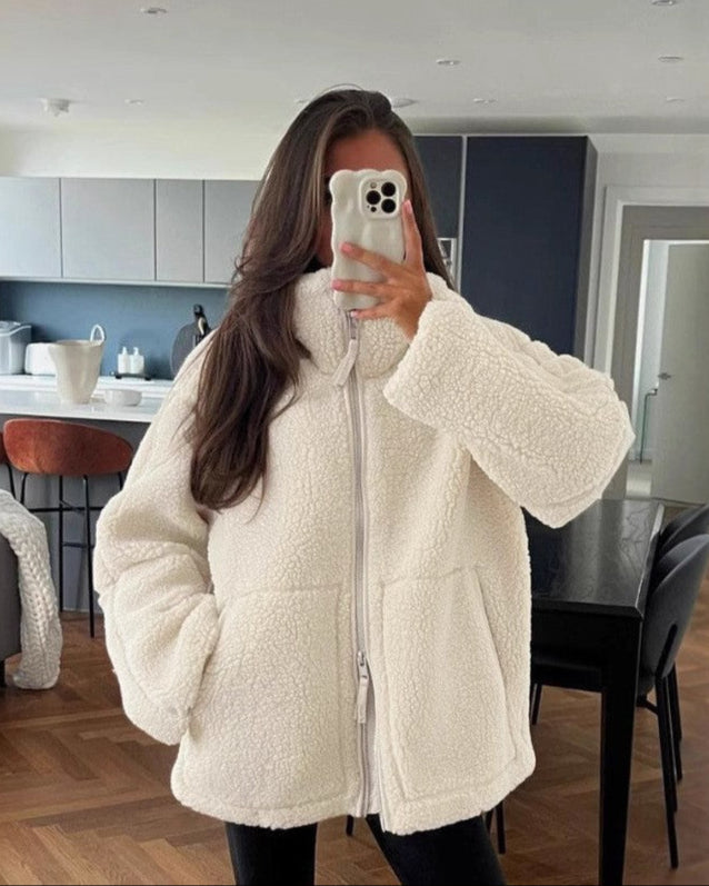 Mirella | Veste en polaire teddy
