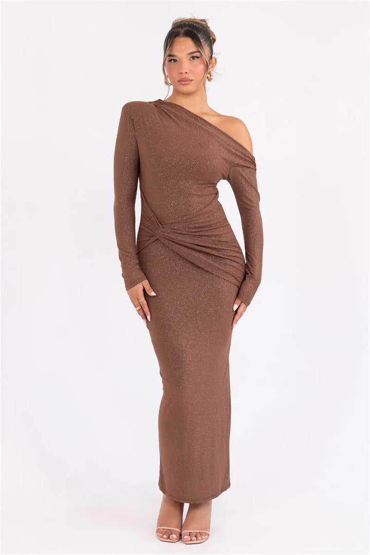 Alina | Robe Maxi Scintillante