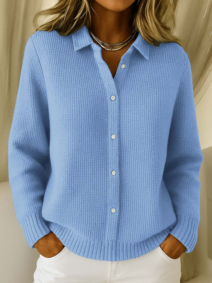 Élise| Cardigan Classique en Maille à Boutons