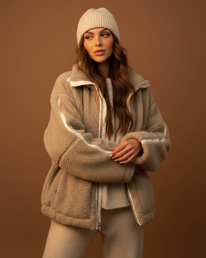 Mirella | Veste en polaire teddy