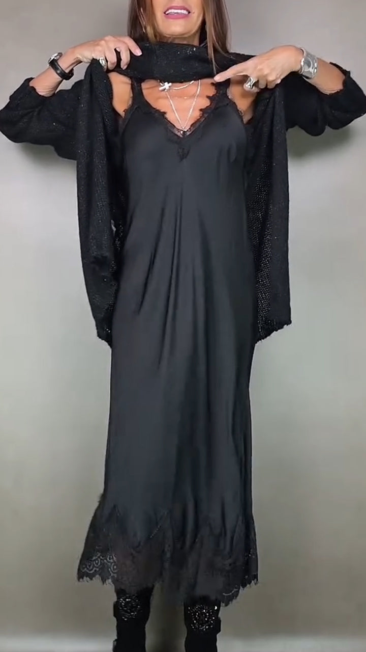 Anarise - Robe longue élégante et décontractée